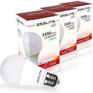 ASALITE LED bulb E27 15W 4000K 1430lm