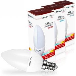 ASALITE LED bulb E14 6W 3000K 510lm