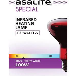 ASALITE IR lamp E27 G95 100W 2800K