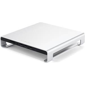 Satechi Aluminum Monitor Stand Hub for iMac - Silver