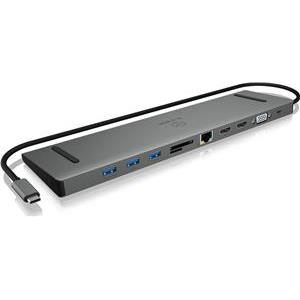 RaidSonic ICY BOX IB-DK2106-C - docking station - VGA, 2 x HDMI