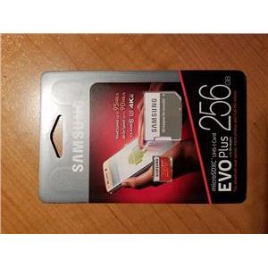 256GB Samsung EVO Plus SDXC 130MB/s