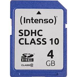 4GB Intenso SDHC 20MB/s