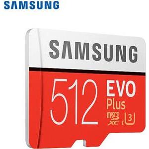 512GB Samsung EVO Plus MicroSDXC 130MB/s +Adapter