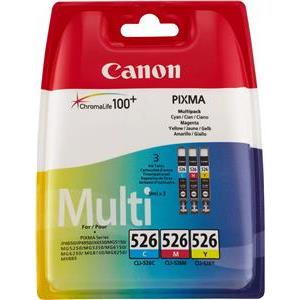 Canon CLI-526 Multipack - 3-pack - yellow, cyan, magenta - original - ink tank