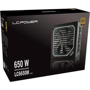 LC Power Super Silent Modular Series LC6650M V2.31 - power supply - 650 Watt