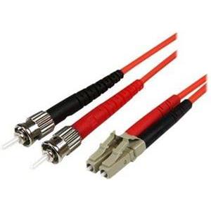 StarTech.com 2m Fiber Optic Cable - Multimode Duplex 50/125 - LSZH - LC/ST - OM2 - LC to ST Fiber Patch Cable - patch cable - 2 m - orange