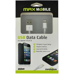 MAXMOBILE DATA KABEL I- PHONE 5/6/7/8/X/11/12/13 1m