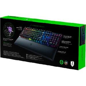 Tipkovnica RAZER Huntsman V2, Purple Linear Optical Switch, RGB, US Layout, USB