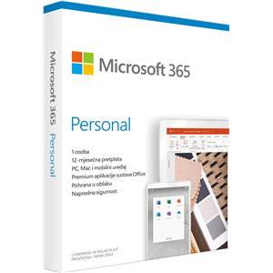 MICROSOFT 365 Personal, Engleski, godišnja pretplata