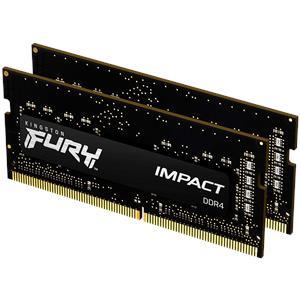 Memorija za prijenosno računalo Kingston DRAM 64GB 3200MHz DDR4 CL20 SODIMM (Kit of 2) FURY Impact KF432S20IBK2/64