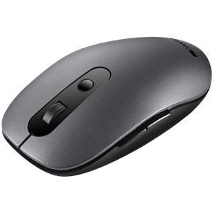 Canyon 2 in 1 Wireless optical mouse with 6 buttons, DPI 800/1000/1200/1500, 2 mode(BT/ 2.4GHz), Battery AA*1pcs, Grey, 65.4*112.25*32.3mm, 0.092kg