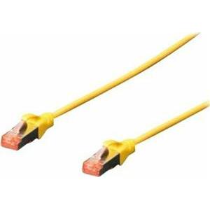 DIGITUS Patch Cable - patch cable - 3 m - yellow, RAL 1018