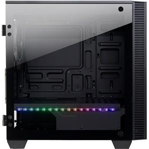 Chassis INTER-TECH X-608 INFINITY MICRO, microATX, RGB, Front and Side Tempered Glass, w/o PSU