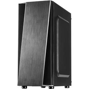 Chassis INTER-TECH T-11 Televen Gaming Midi Tower, ATX, 1xUSB3.0, 2xUSB2.0, HD audio, PSU optional, Window side panel, space for water cooling