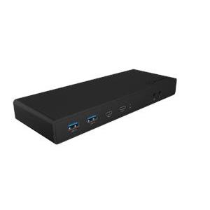 Docking station ICY BOX IB-DK2245AC, USB-C na 2x DP, 2x HDMI, 2x USB-C, 3x USB 3.2 Type-A, G-LAN RJ45, za notebook