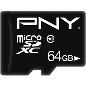 Memorijska kartica PNY MicroSDXC Performance Plus, 64GB, class 10, s adapterom