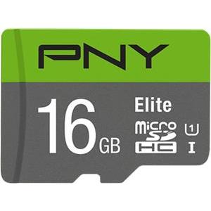 Memorijska kartica PNY MicroSDHC Elite, 16GB, klasa brzine U1, s adapterom