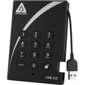 Apricorn Aegis Padlock A25-3PL256-1000 - hard drive - 1 TB - USB 3.0