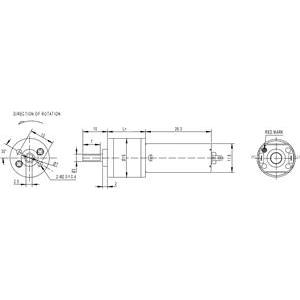 MRMS BDC Motor 12 V, 16 mm, 1:169