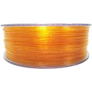 Filament for 3D, PET-G, 1.75 mm, 1 kg, orange tran