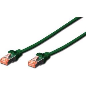 DIGITUS patch cable - 5 m - green, RAL 6016