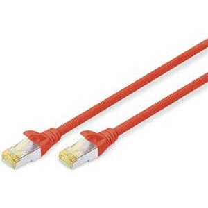 DIGITUS patch cable - 5 m - red