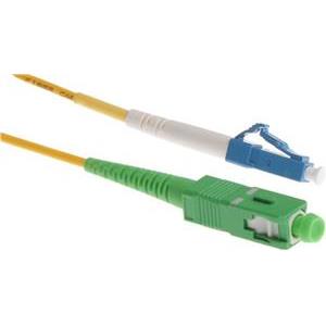 NFO Patch cord, LC UPC-SC APC, Singlemode 9 125, G.652D, Simplex, 1m