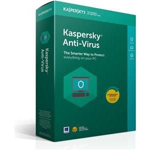 Kaspersky Anti-Virus 2018 EEMEA 1 korisnik/1 godina, Retail