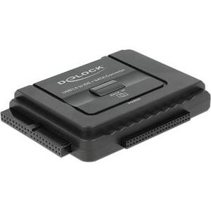 Konverter DELOCK, USB 3.0 (M) externi na SATA 22-pin/ IDE 40-pin/ IDE 44-pin, backup funkcija