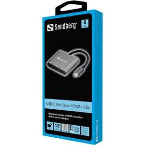 Sandberg USB-C Mini Dock HDMI + USB
