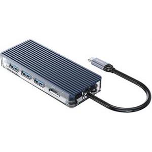 Docking station USB-C, 6 in 1, 3x USB 3.0, HDMI, RJ45, PD 100W, ORICO WB-6RJ-GY-BP