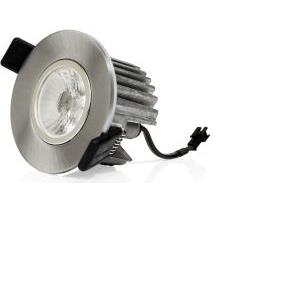 Verbatim LED spotlight ugradbeni 10W, 840lm, 4000K, IP44, dimabilan, sivi