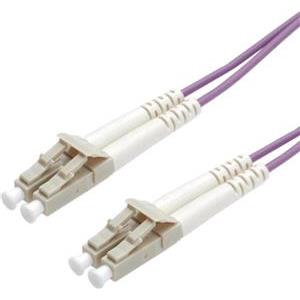 Roline VALUE optički mrežni kabel LC-LC 50/125µm OM4, 1.0m, ljubičasti