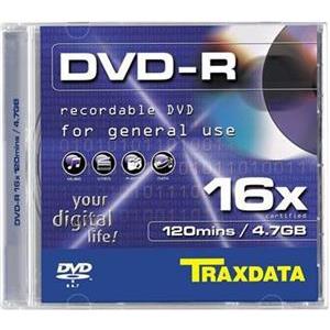 TRAXDATA OPTIČKI MEDIJ DVD-R 16X SLIM BOX 1