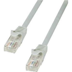 U/UTP prespojni kabel Cat.5e PVC CCA AWG26, sivi, 1,5 m