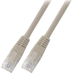 U/UTP prespojni kabel Cat.5e PVC CCA AWG24, sivi, 10,0 m