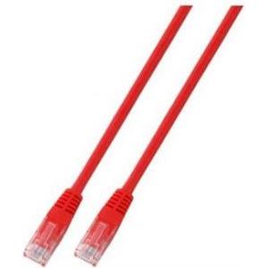 U/UTP prespojni kabel Cat.5e PVC CCA AWG24, crveni, 0,5 m