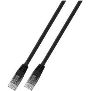 U/UTP prespojni kabel Cat.5e PVC CCA AWG24, crni, 3,0 m