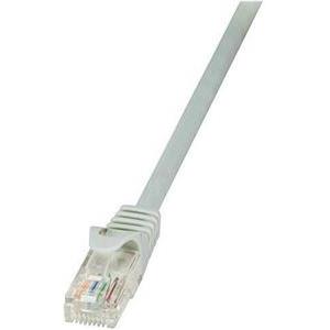 U/UTP prespojni kabel Cat.5e PVC CCA AWG26, sivi, 0,5m