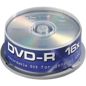 DVD-R Traxdata CAKE 25, Silver, Kapacitet 4,7 GB, 25 komada cake, Brzina 16x