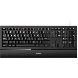 Tipkovnica Logitech K740 Illuminated, crna, USB