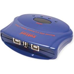 USB 2.0 Switch, 2-port ext., manual