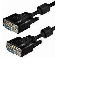 Transmedia C57-HVSL, Monitor Kabel 1,8m, Crne boje, Sub D-plug 15 pin HD to Sub D-plug 15 pin H