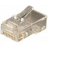 Transmedia RJ45 connector for round cable 14-8RL