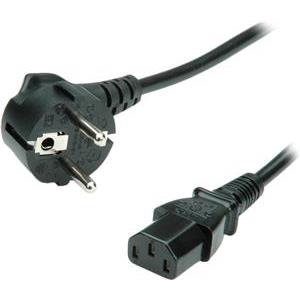 Roline naponski kabel, ravni IEC320 C13 konektor, crni, 3.0m, 19.08.1030
