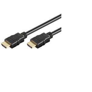 NaviaTec HDMI-185 HDMI A-plug to HDMI A-plug 3m with Ethernet gold color connectors, Naviatec Article Nr. 185
