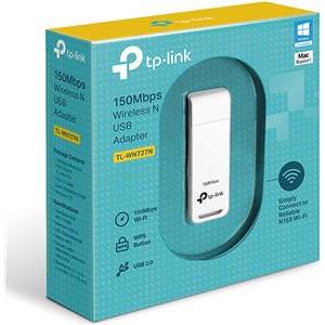USB Wirless adapter TP-Link TL-WN727N 150Mbps (2.4GHz), 802.11n/g/b, Supports Sony PSP