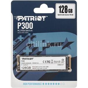 Patriot P300 - solid state drive - 128 GB - PCI Express 3.0 x4 (NVMe)