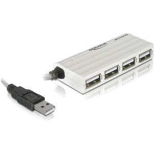 USB HUB DELOCK, 4-portni, slim, 2.0